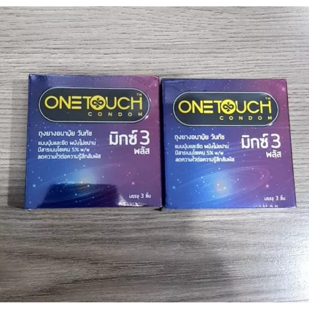 One Touch Condom Mixx 3 Plus 3 Pieces