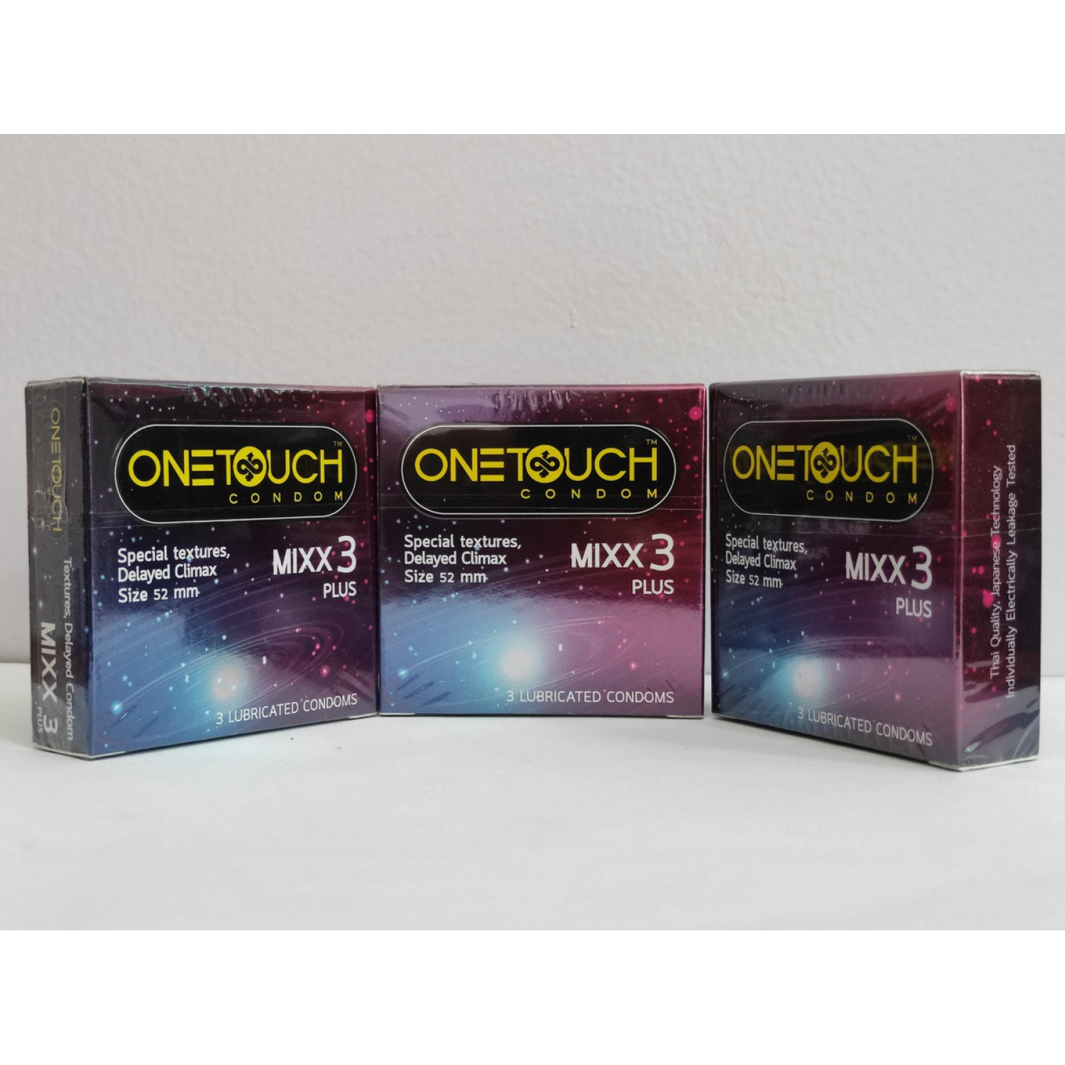 One Touch Mixx 3 Plus Condom 3 Pieces