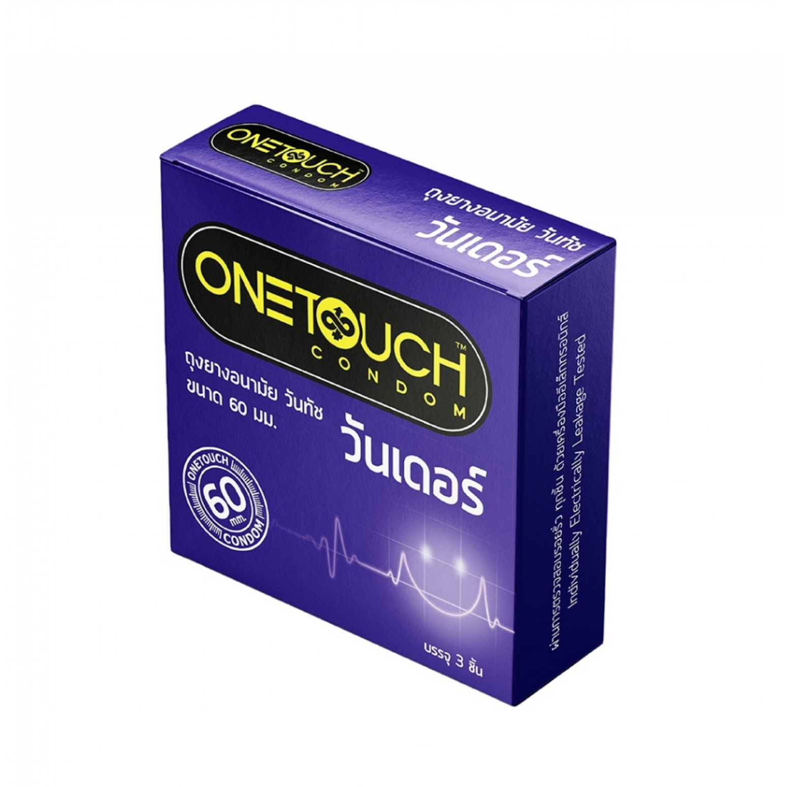 One Touch Condom Wonder 60 mm 3 Pieces