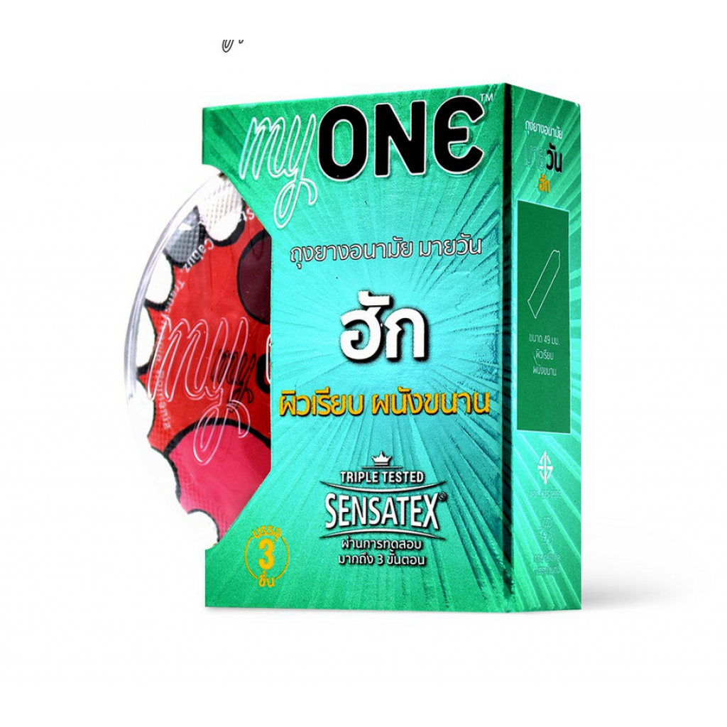 my ONE Hug Condom 3 Pieces 49mm.