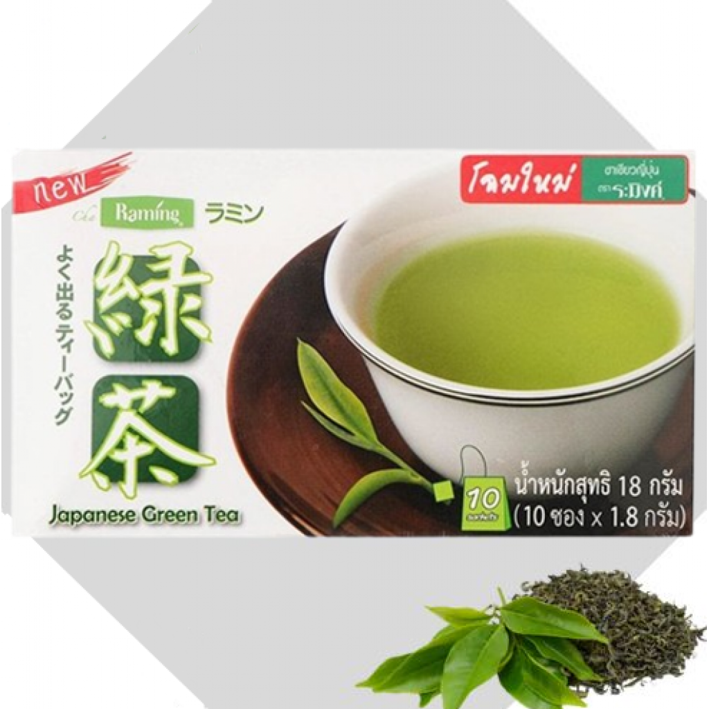 Raming Green Tea 1.8g. Pack 10sachets