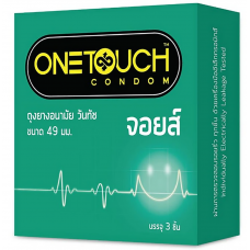 One Touch smooth surface condoms, Joys model, size 49 mm.