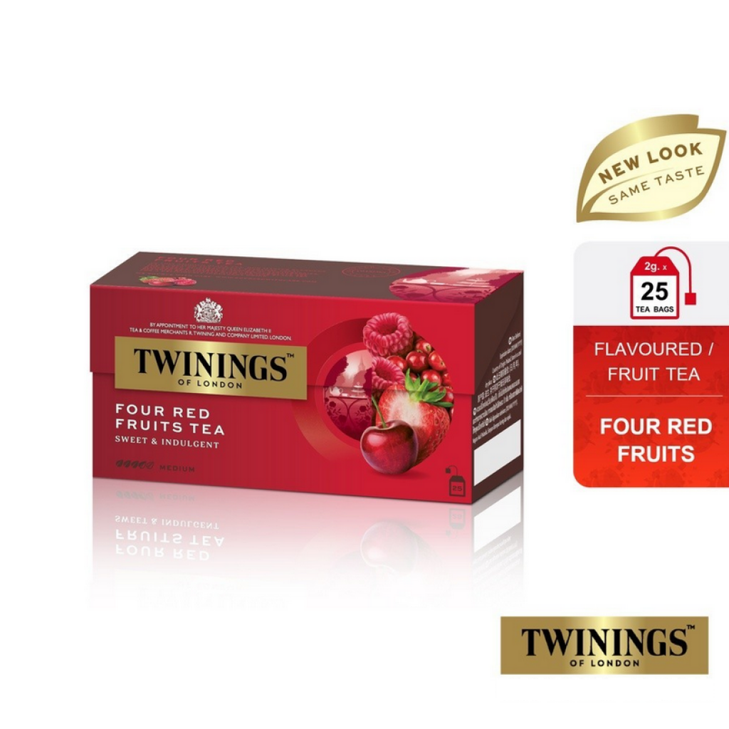 Twinings Four Red Fruits 2g. Pack 25