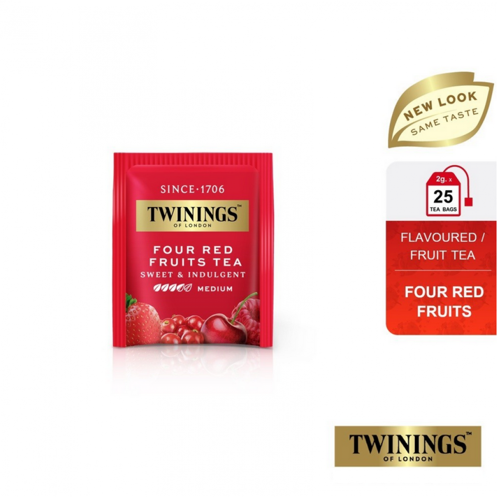 Twinings Four Red Fruits 2g. Pack 25