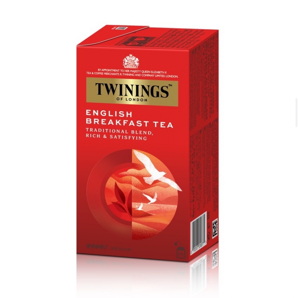 Twinings Tea English Breakfast 2g. Pack 25