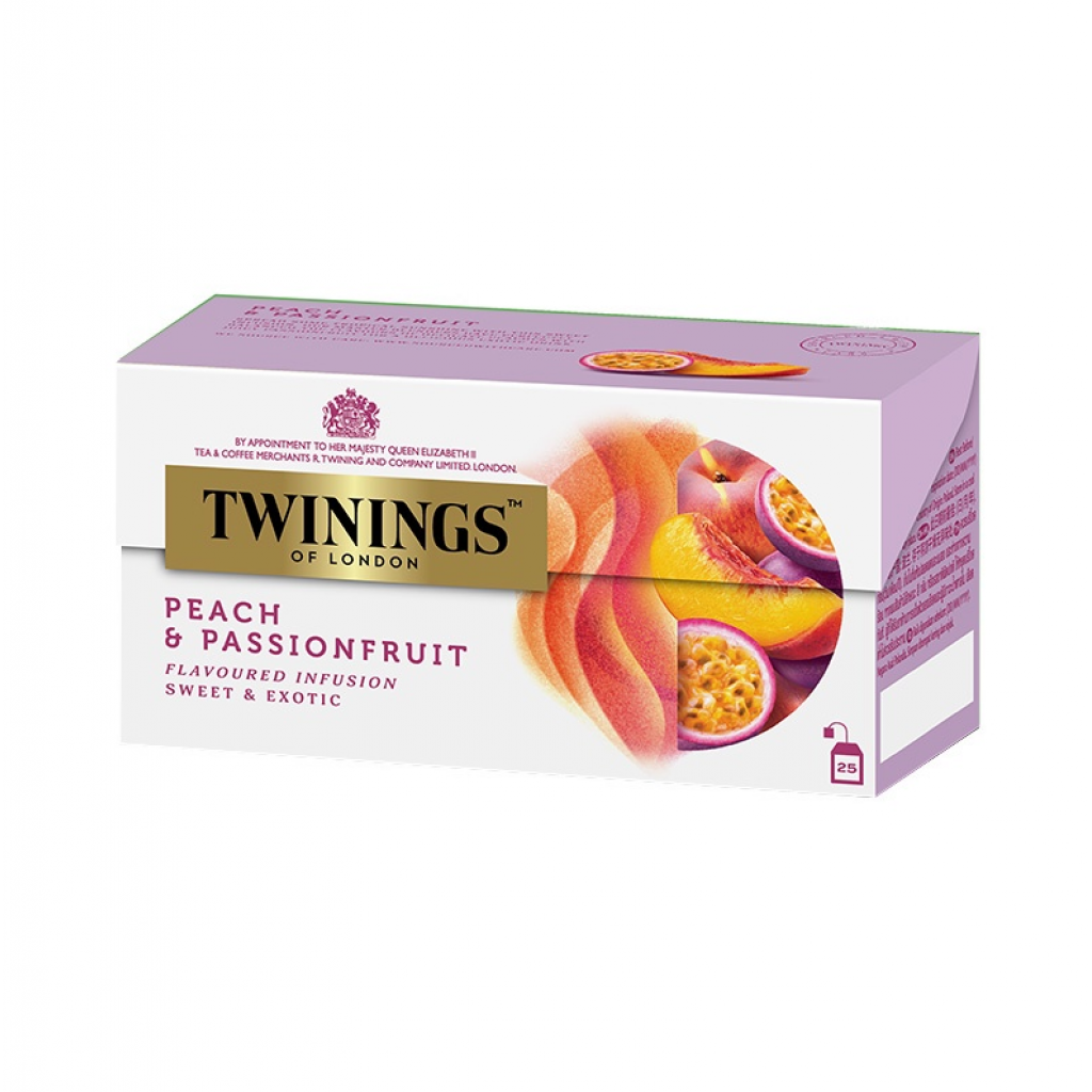 Twinings Tea Peach and Passion Fruit 2g. Pack 25