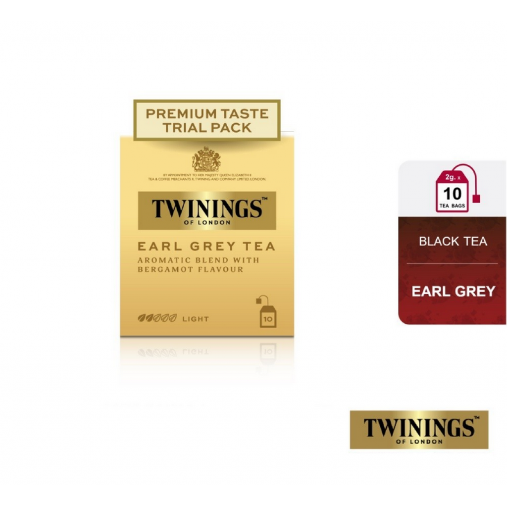 Twinings Earl Grey Tea 2g. Pack 10