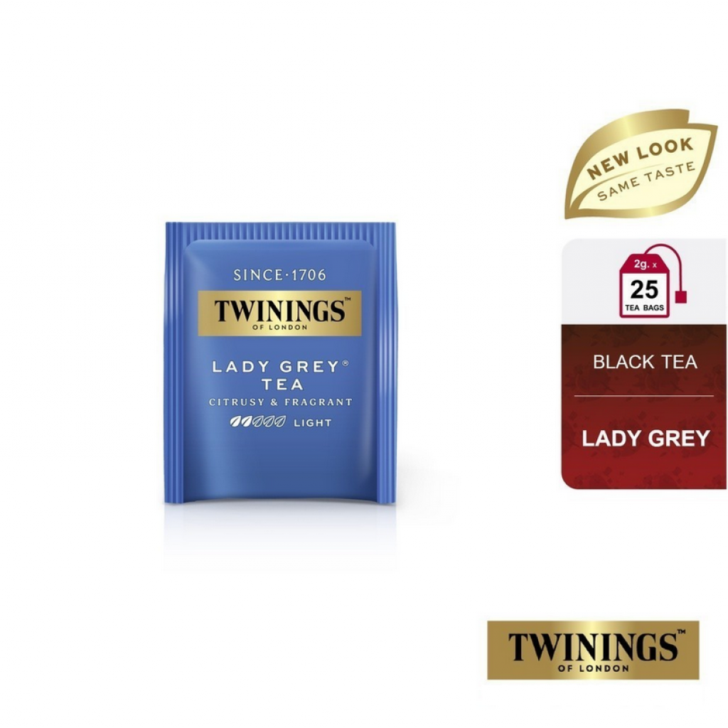 Twinings Tea Lady Grey 2g. Pack 25