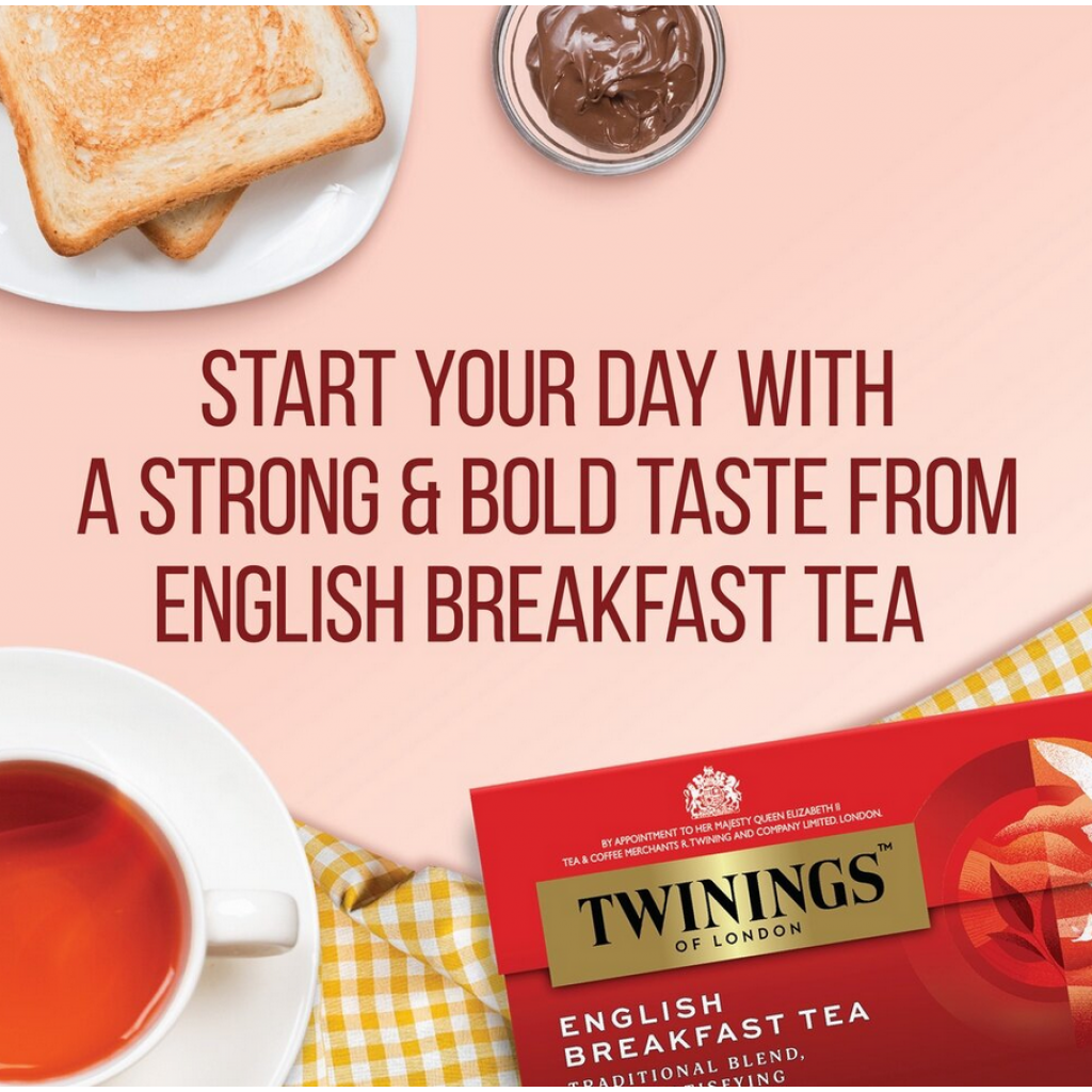 Twinings English Breakfast Tea 2g. Pack 10