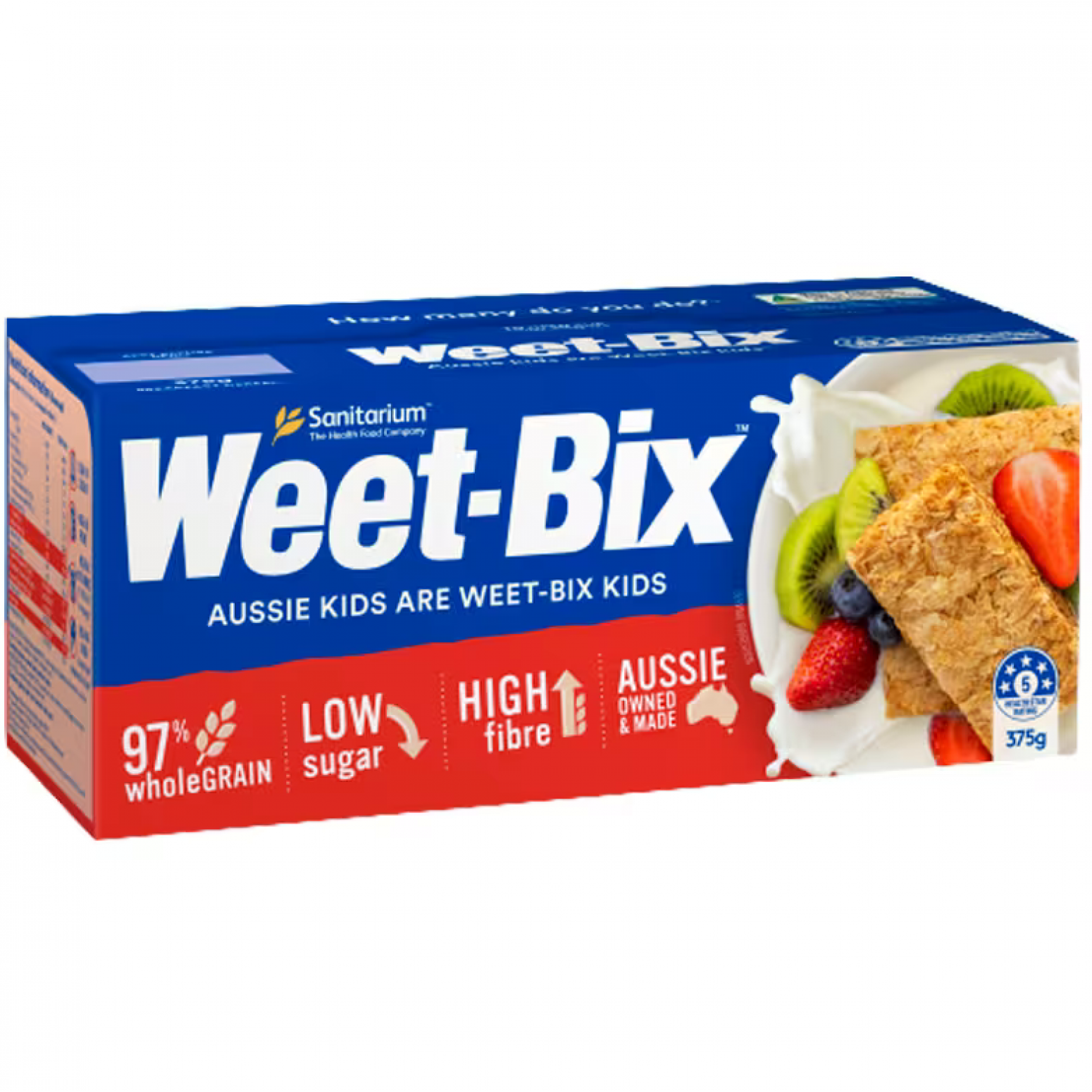 Sanitarium Weet Bix Breakfast Cereal 375g.