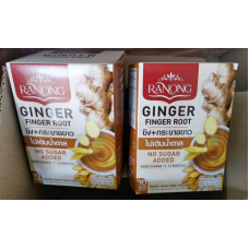 Ranong Ginger Finger Root No Sugar 5g. Pack 10 sachets