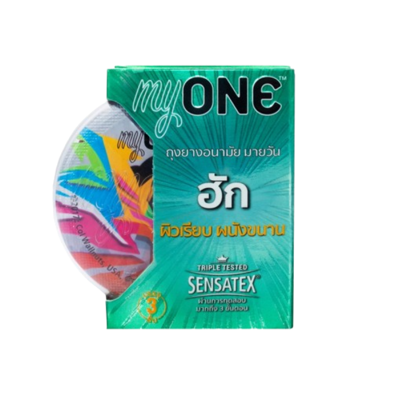 my ONE Hug Condom 3 Pieces 49mm.